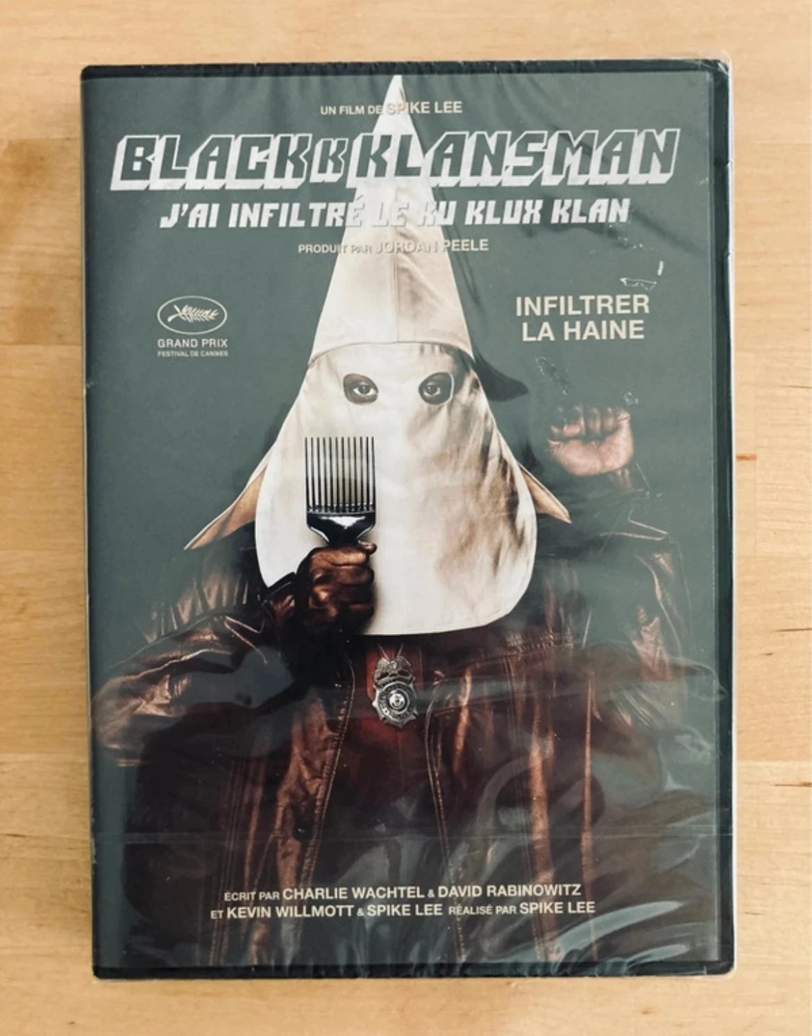 DVD BlacKkKlansman de Spike Lee.